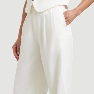 NWT Modern Citizen White Wide-Leg Trousers